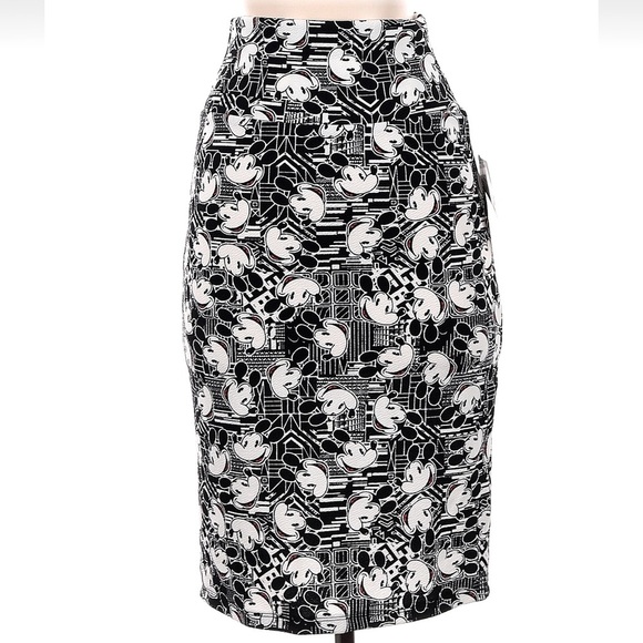 LuLaRoe Disney Limited Edition Mikey Mouse Cassie Pencil Skirt Size XS NWT - Picture 6 of 6